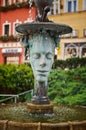 Crying fountain in Karlovy Vary