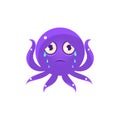 Crying Funny Octopus Emoji