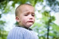 Sad little boy Royalty Free Stock Photo