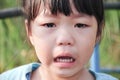 Crying little girl