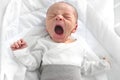 Crying newborn baby Royalty Free Stock Photo