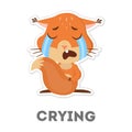 crying squirrel.