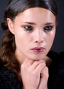 Crying young woman Royalty Free Stock Photo