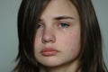 Crying young woman Royalty Free Stock Photo