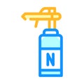 Cryodestruction tool color icon vector illustration sign