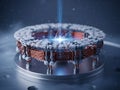 Cryogenic Cooling System for Superconducting Magnet Royalty Free Stock Photo