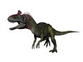 Cryolophosaurus dinosaur - 3d render Royalty Free Stock Photo