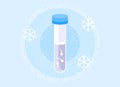 Cryopreserved sperm. Frozen sperm utilization. IVF freezing. Cryopreservation of genetic material. Reproductive technology.