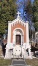 The crypt of an authoritative family.