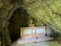 Crypt cave of count Josip Jankovic in a Park forest Jankovac - Papuk nature park, Croatia