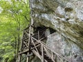 Crypt cave of count Josip Jankovic in a Park forest Jankovac - Papuk nature park, Croatia