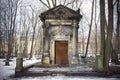 Crypt of Horwitz family - Smolenskoe Lutheran Cemetery, Russia, Saint Petersburg, March 2021