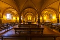 Trier Cathedral crypt interior showing historic Romanesque architecture Royalty Free Stock Photo