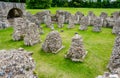 Crypt ruins at St Augustine's Abbey in Canterbury, Kent, UK Royalty Free Stock Photo