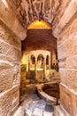 Interior of Saint Demetrius, the cathedral of the city of Thessaloniki, Greece.