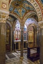 The crypt of Santa Cecilia in Trastevere Church in Rome, Italy.