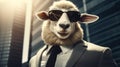 Cryptid Academia: The Innovative Sheep In A Solarized Business Suit