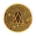 Crypto currency eos golden symbol