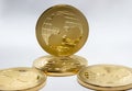 Crypto digital currency - gold coins ripple xrp