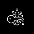 Crypto Key Management Icon. Royalty Free Stock Photo