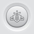 Crypto Protection Icon. Royalty Free Stock Photo