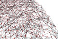 Crypto science blockchain network concept background 3d render