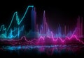 Crypto and stock market related background Royalty Free Stock Photo