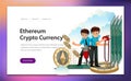 Cryptocoin mining Ethereum poster