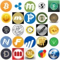 Cryptocurrencies Royalty Free Stock Photo