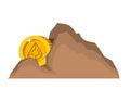 Cryptocurrency augur money in mountain mining