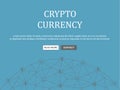 Cryptocurrency and blockchain infographic. Vector illustration