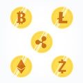 Cryptocurrency gold new coins.