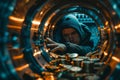 Cryptocurrency heists unravel in virtual vaults hackers navigating digital labyrinths to siphon untold wealth with unseen hands