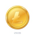 Cryptocurrency Litecoin coin