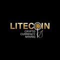 Cryptocurrency Litecoin. Mining.