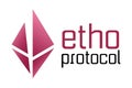The cryptocurrency logo. The original Royalty Free Stock Photo