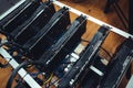 Cryptocurrency mining rig, graphics cards mining bitcoin