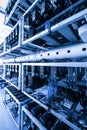 Cryptocurrency mining rig Royalty Free Stock Photo