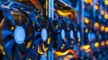 Cryptocurrency Mining Servers with Multiple Processor Fans