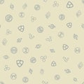 Cryptocurrency Seamless Pattern background. Royalty Free Stock Photo