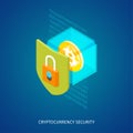 Cryptocurrency security concept