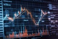 Cryptocurrency trading chart illustrating market trends and fluctuations