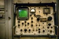 A cryptographic equipment on a board of USS Pueblo AGER-2. Pyongyang, DPRK - North Korea. Royalty Free Stock Photo