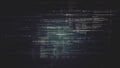 Cryptographic Matrix Blockchain Data Simulation Royalty Free Stock Photo