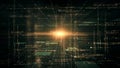 Cryptographic Matrix Blockchain Data Simulation Royalty Free Stock Photo