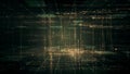Cryptographic Matrix Blockchain Data Simulation