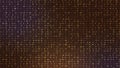 Cryptography cipher code. Blockchain wallet encryption background. Binary code pattern Royalty Free Stock Photo