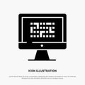 Cryptography, Data, Ddos, Encryption, Information, Problem solid Glyph Icon vector