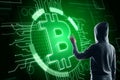 Cryptography and hacking concept Royalty Free Stock Photo