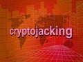 Cryptojacking Crypto Attack Digital Hijack 3d Illustration Royalty Free Stock Photo
